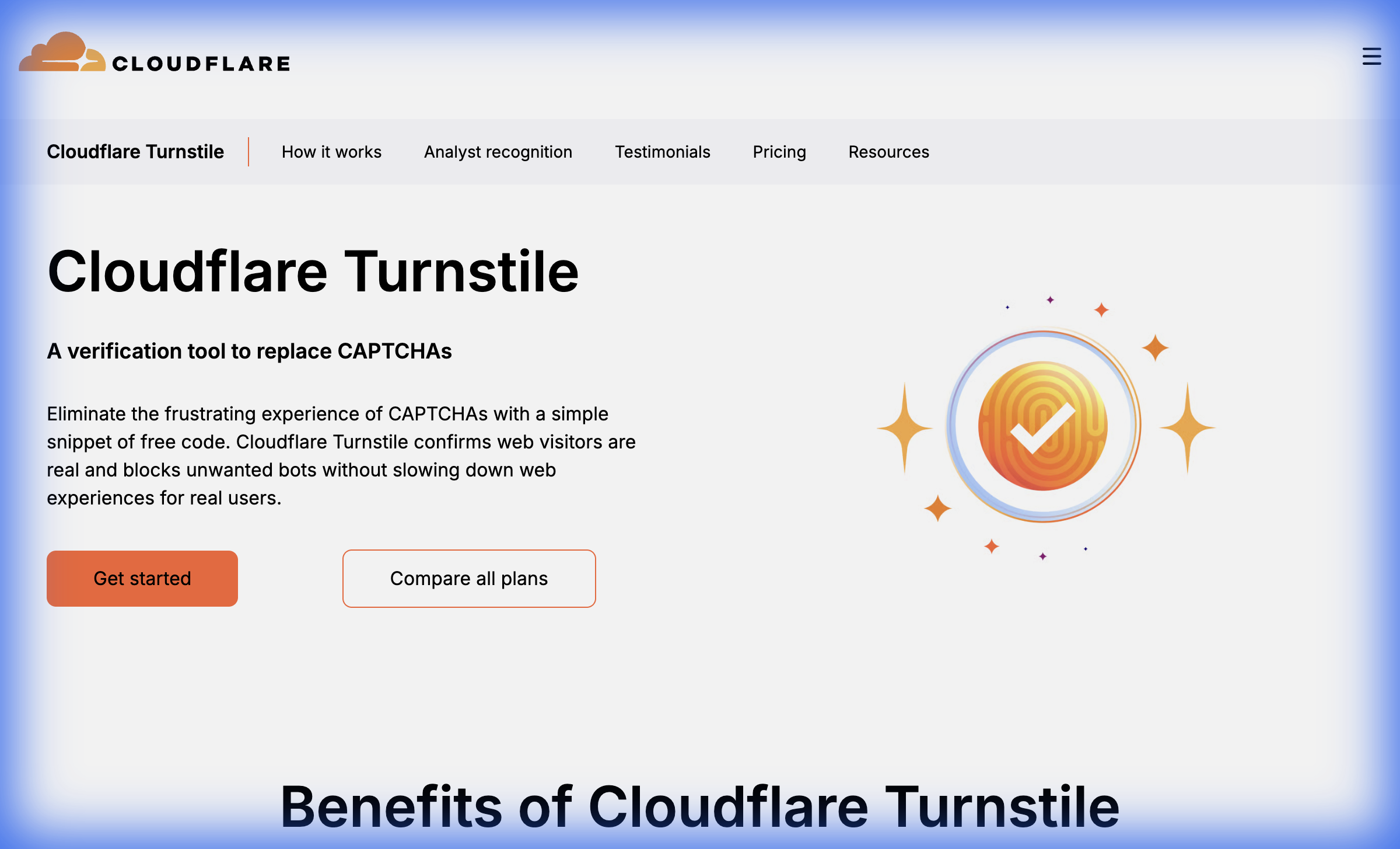 Cloudflare Turnstile
